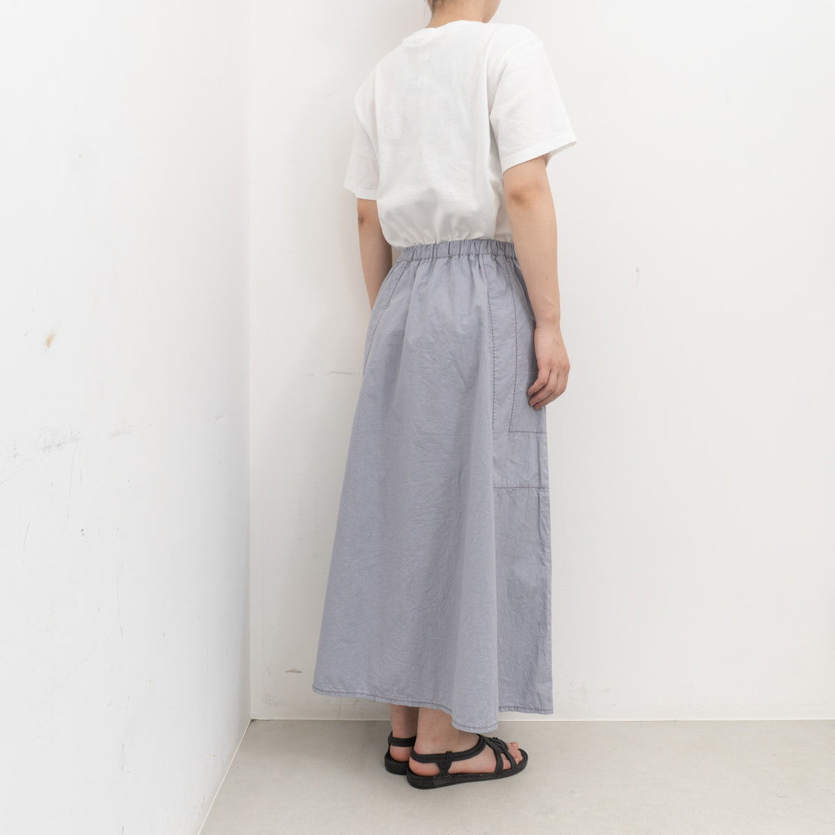 homspun｜WOMEN　バルキーシーチングセミフレアスカート　261-4418
