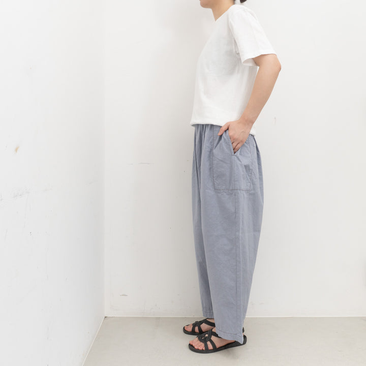 homspun｜WOMEN　バルキーシーチング厚手ギャザーパンツ 261-3372B