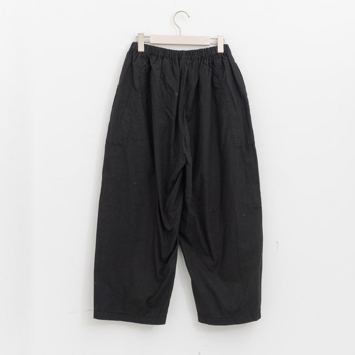 homspun｜WOMEN　バルキーシーチング厚手ギャザーパンツ 261-3372B