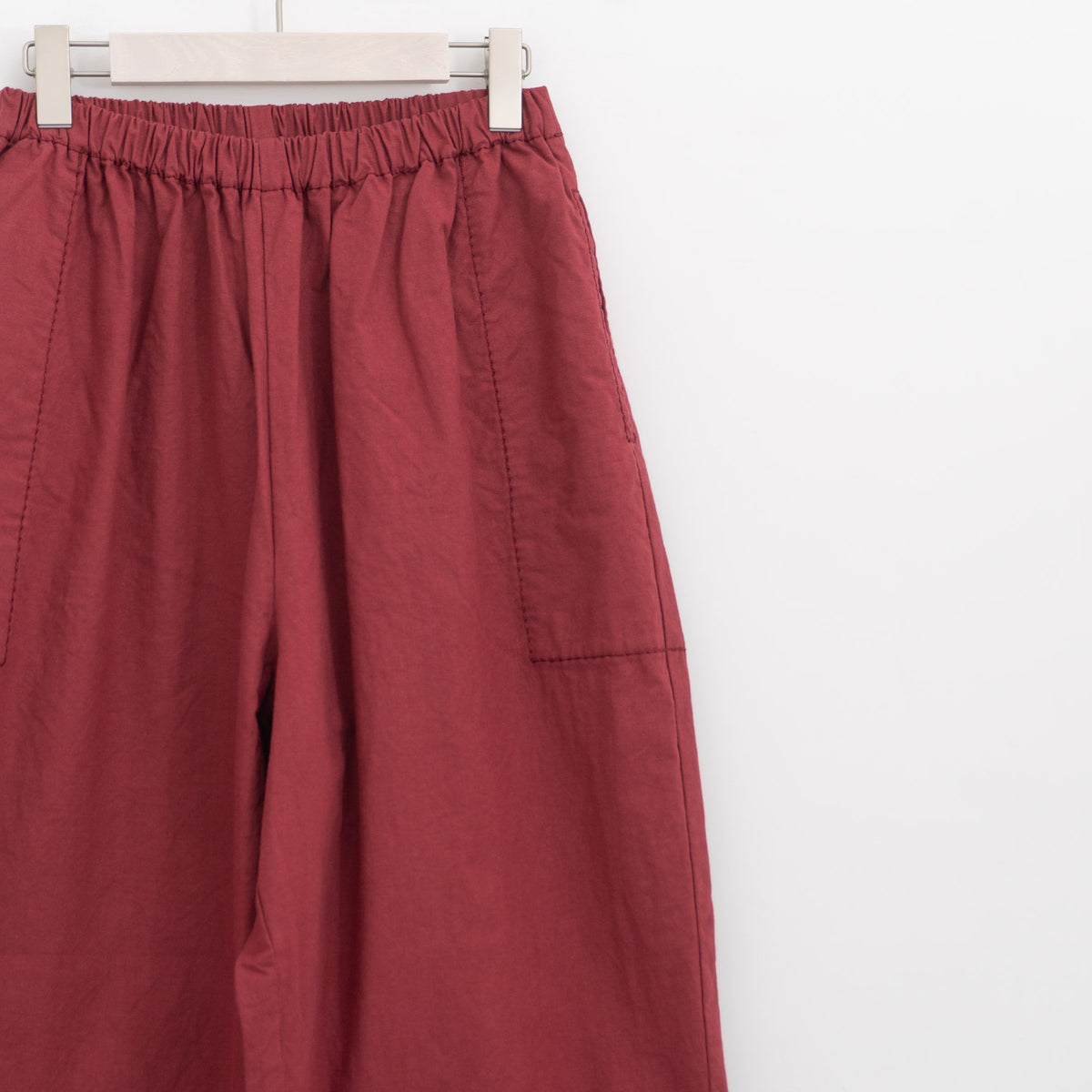 homspun｜WOMEN　バルキーシーチング厚手ギャザーパンツ 261-3372B-DS