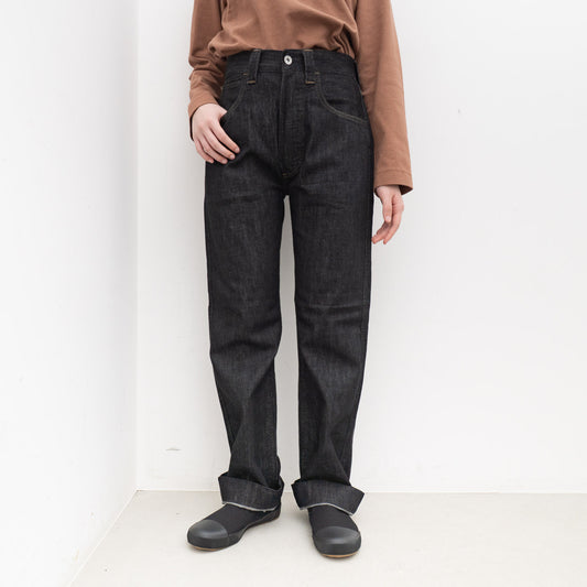 MHL.｜WOMEN　CANTON LIGHT DENIM BLACK