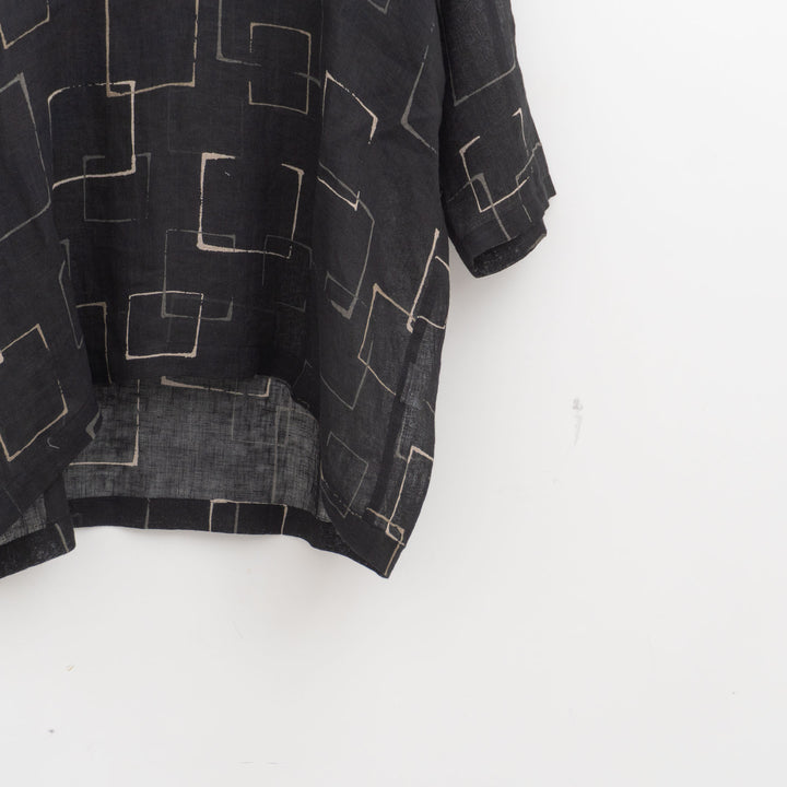 evam eva｜printed wide pullover E261T243