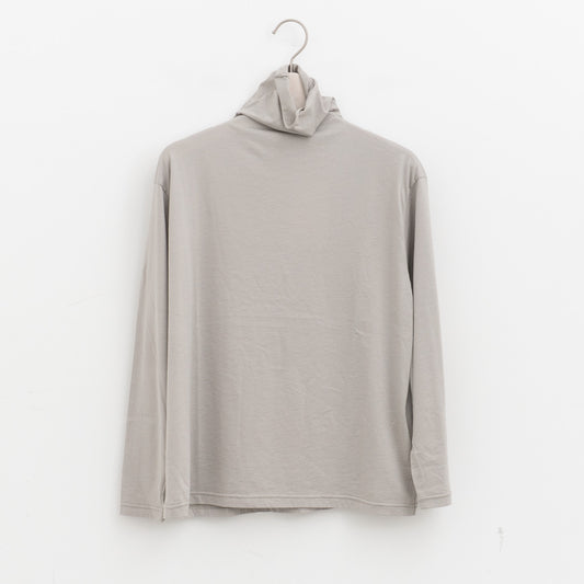 evam eva｜cut&sew turtleneck E263C005（71.haze）