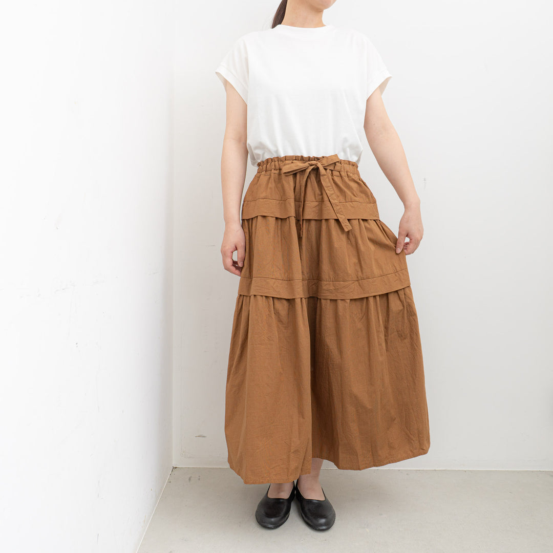 homspun /WOMEN　コットンミニチェックスカート 251-4513