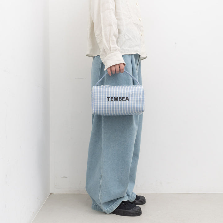 TEMBEA｜BRICK BAG col.CHECK LT-BLUE