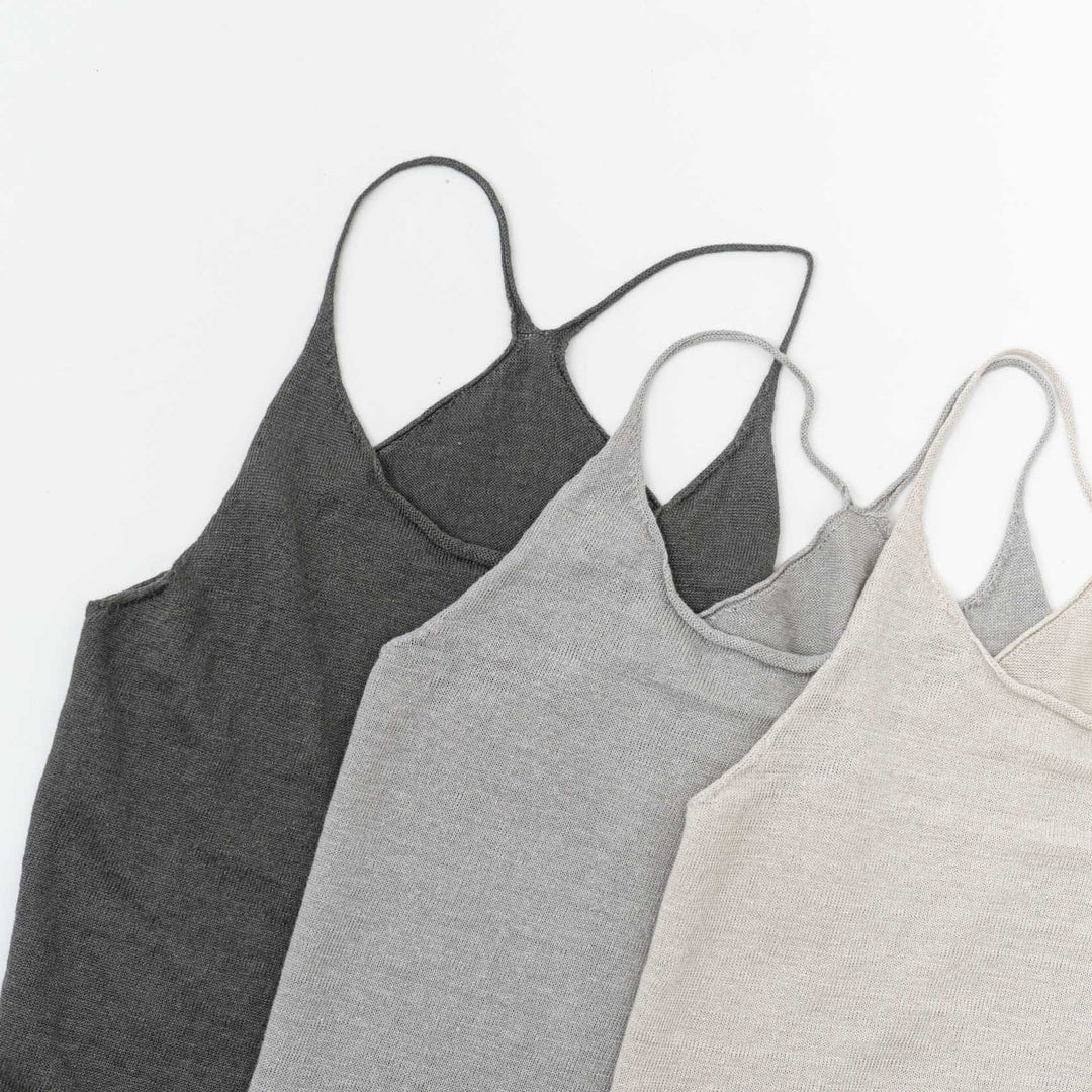 evam eva/　linen camisole V241K928