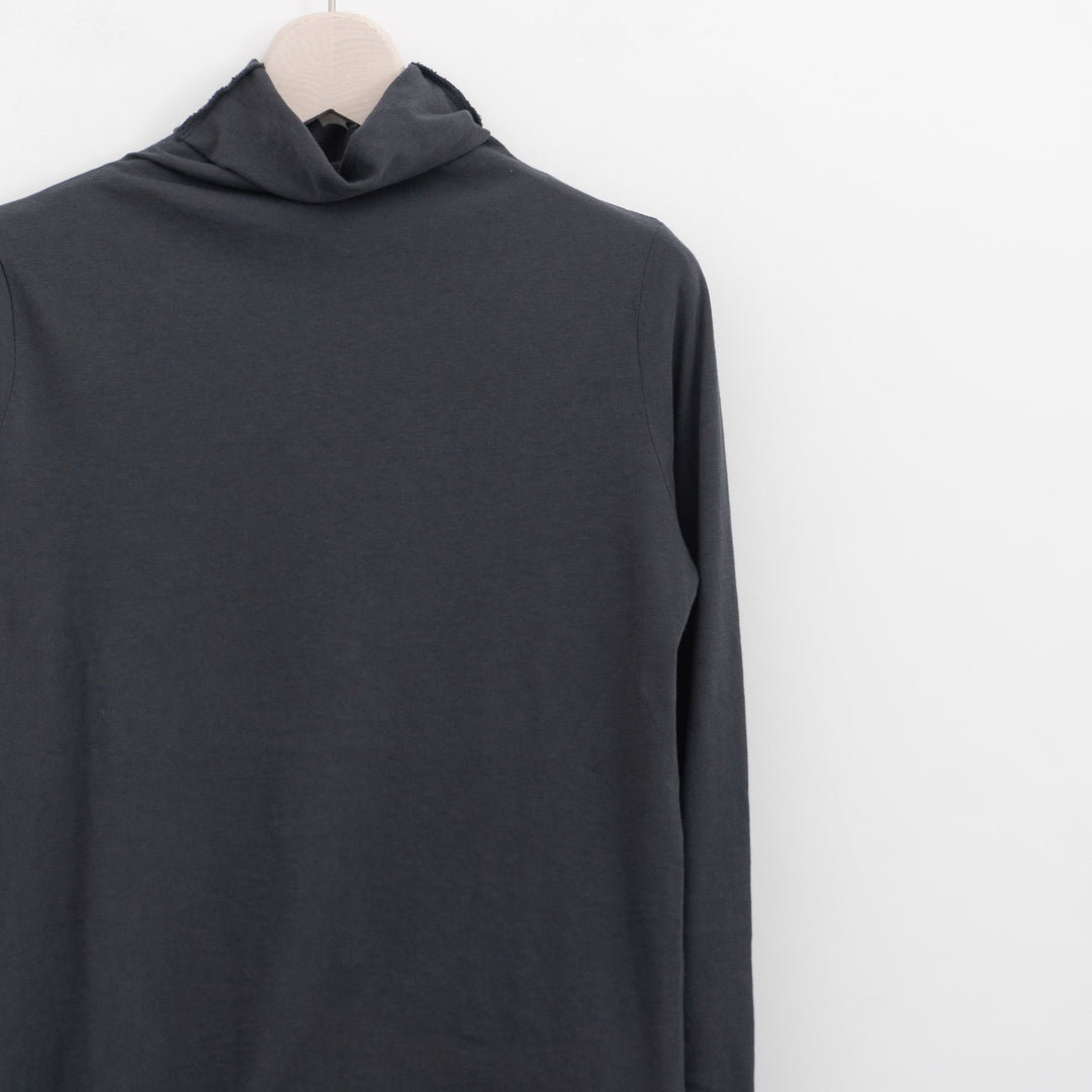 evam eva｜cotton cut&sew turtleneck pullover V002C029