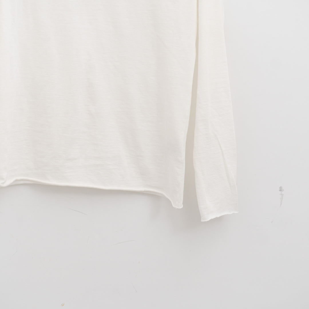 evam eva｜cotton cut&sew turtleneck pullover V002C029