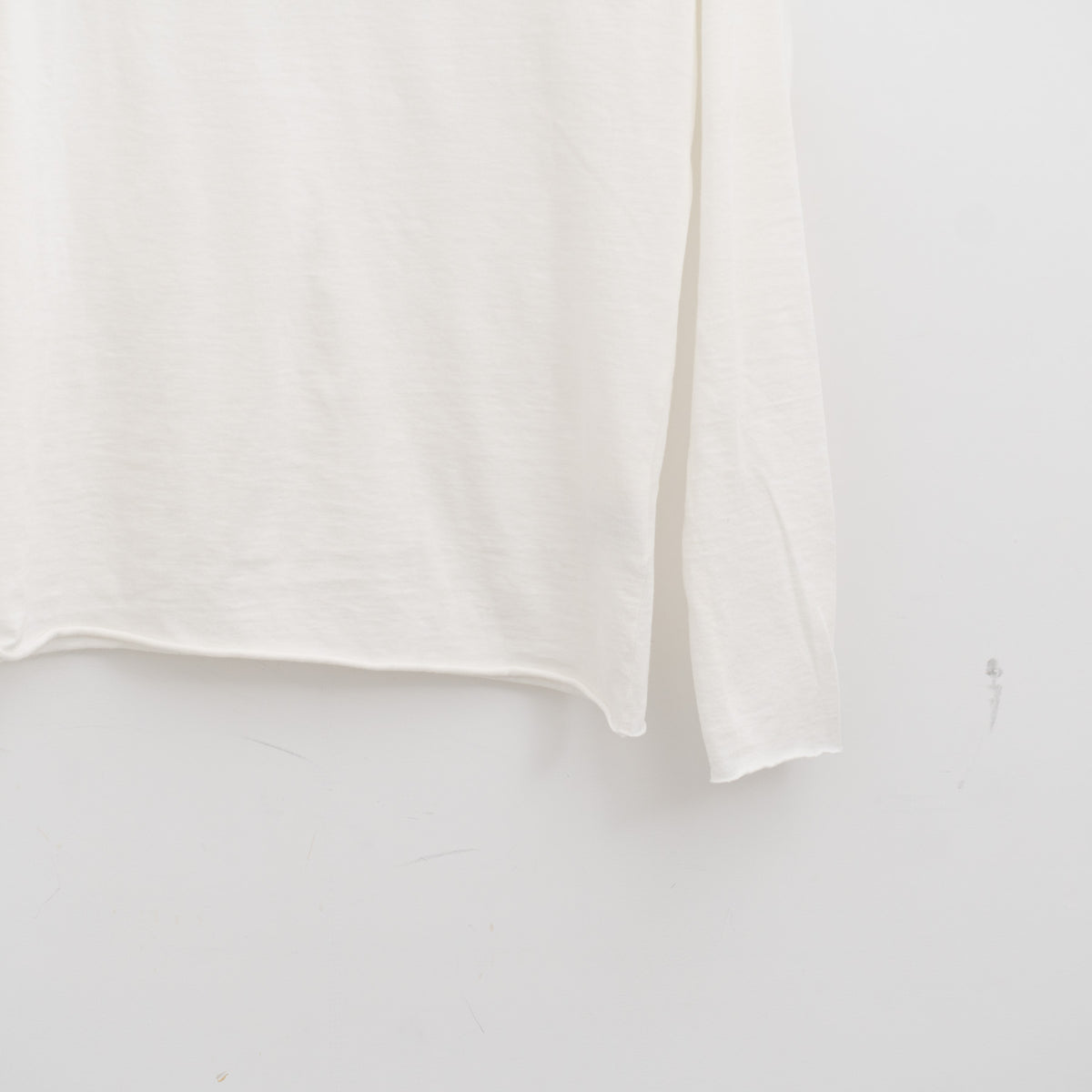 evam eva｜cotton cut&sew turtleneck pullover V002C029