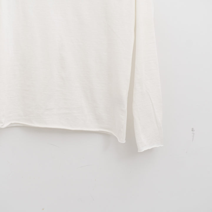 evam eva｜cotton cut&sew turtleneck pullover V002C029