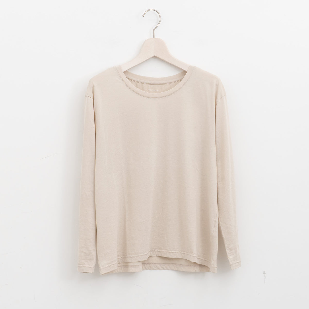 evam eva｜cut&sew pullover E263C004（11.ecru）