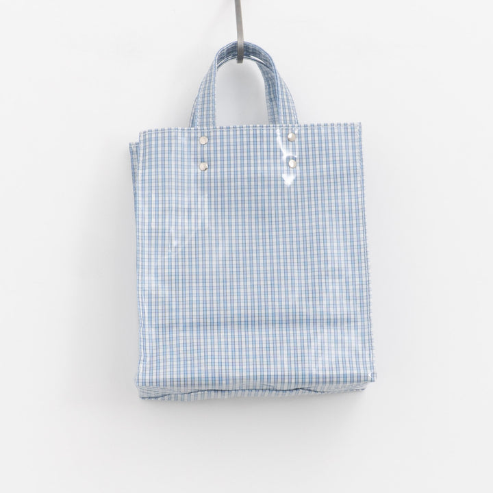 TEMBEA｜PAPER TOTE col.CHECK LT-BLUE