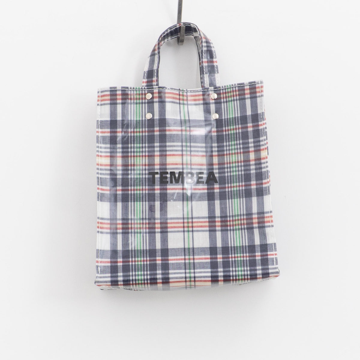 TEMBEA｜PAPER TOTE col.CHECK NAVY