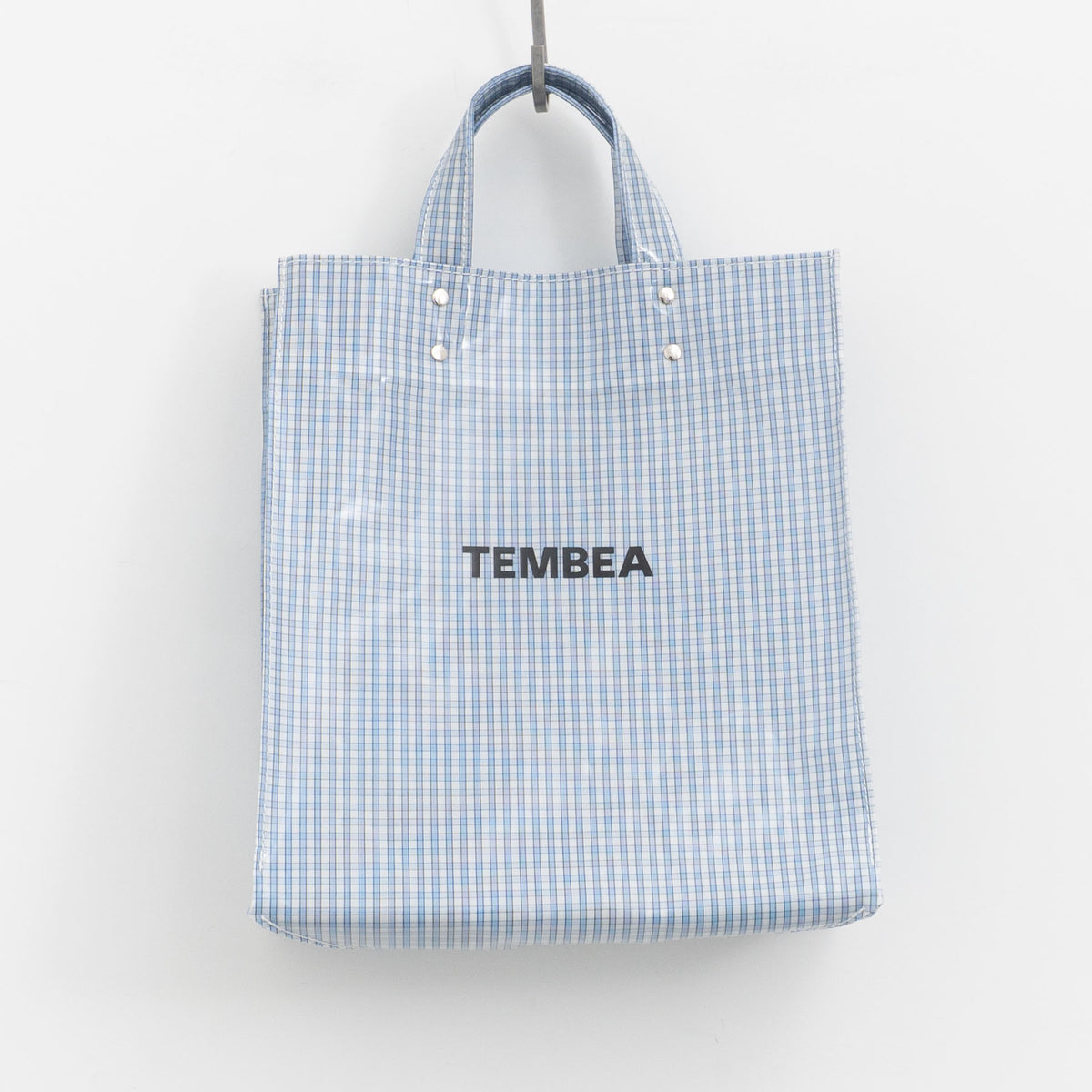 TEMBEA｜PAPER TOTE col.CHECK LT-BLUE