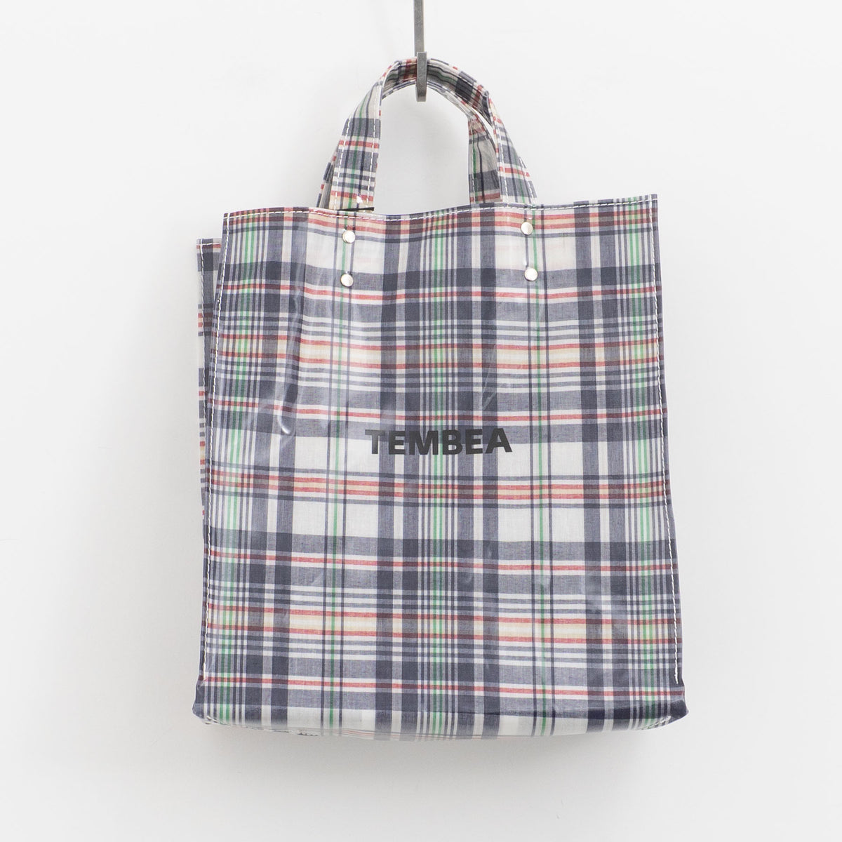 TEMBEA｜PAPER TOTE col.CHECK NAVY