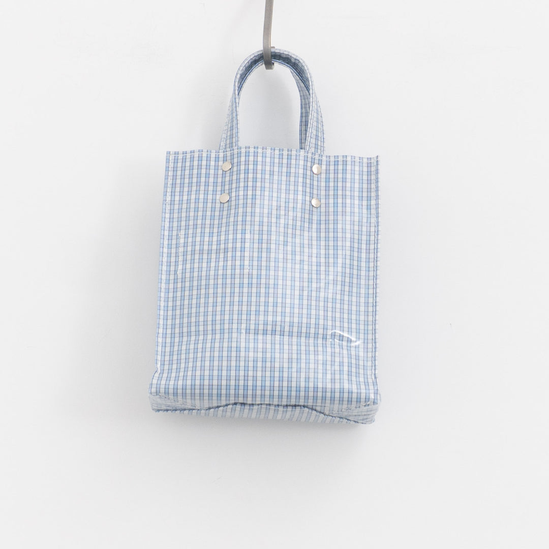TEMBEA｜PAPER TOTE col.CHECK LT-BLUE