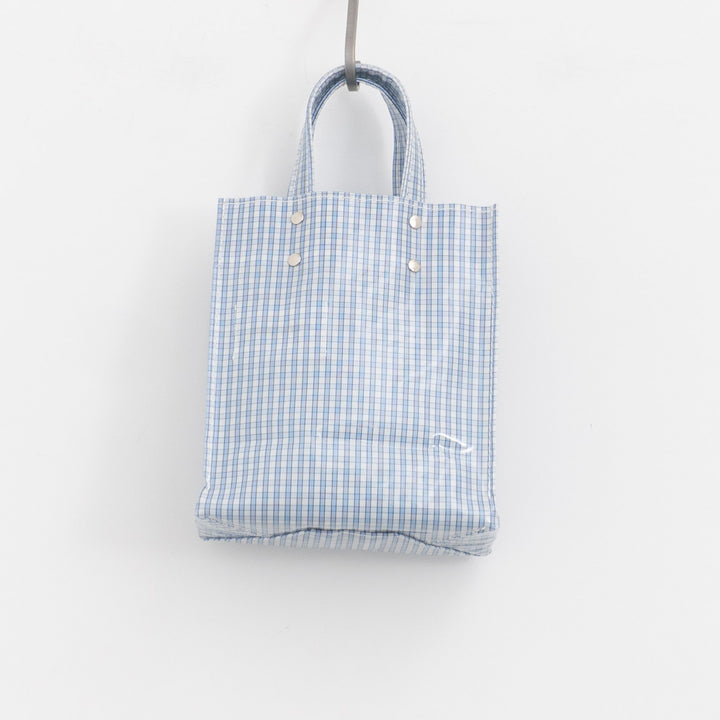 TEMBEA｜PAPER TOTE col.CHECK LT-BLUE
