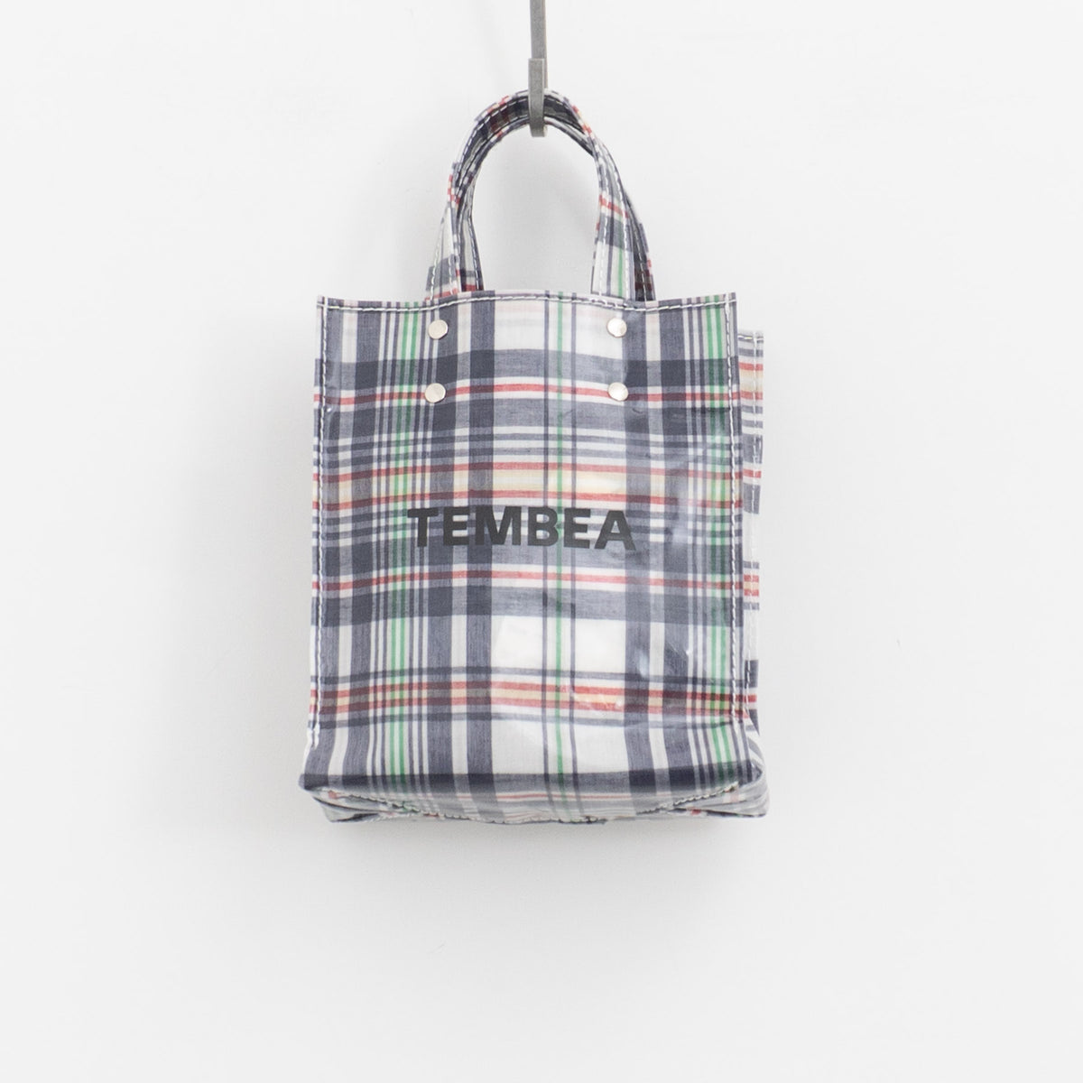 TEMBEA｜PAPER TOTE col.CHECK NAVY