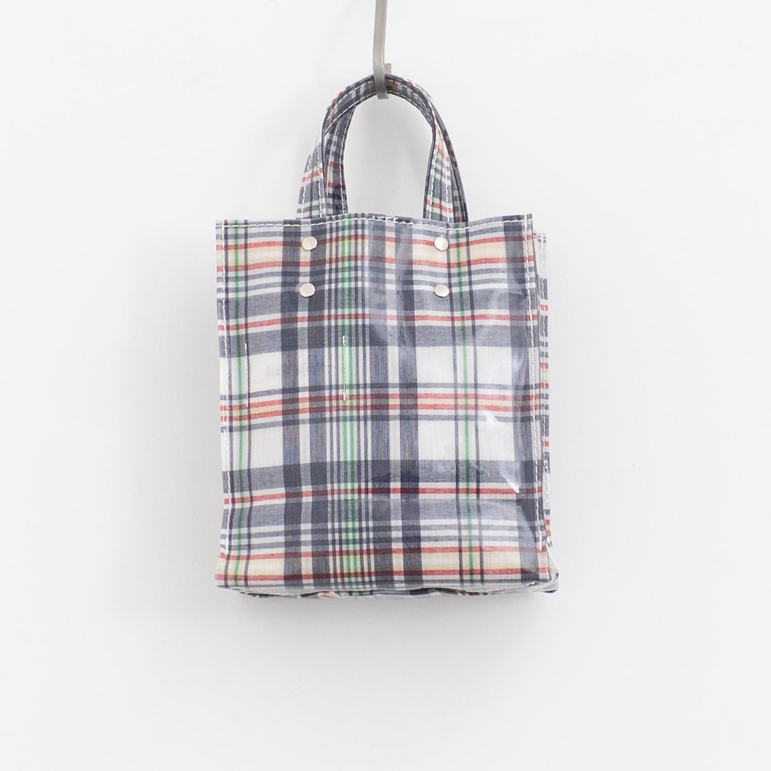 TEMBEA｜PAPER TOTE col.CHECK NAVY