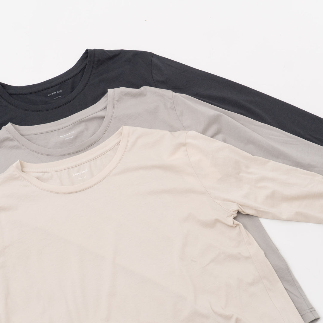 evam eva｜cut&sew pullover E263C004