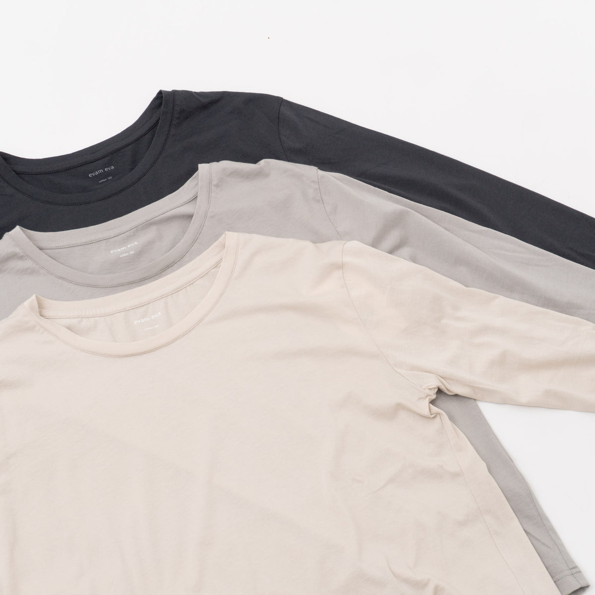 evam eva｜cut&sew pullover E263C004