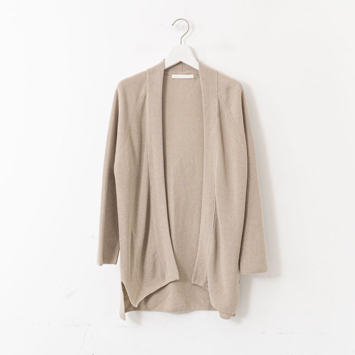 evam eva/　paper cotton aze cardigan E251K041