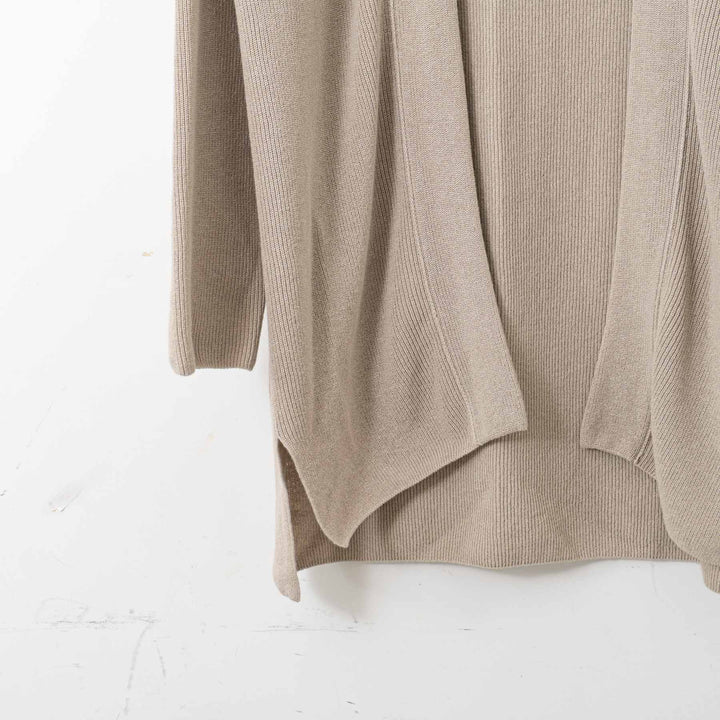 evam eva/　paper cotton aze cardigan E251K041