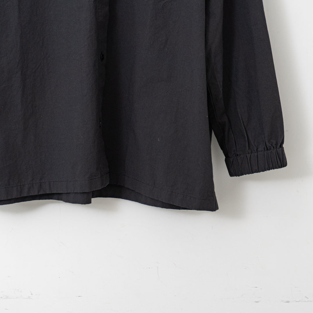 evam eva/　cotton no collar shirt E251T050