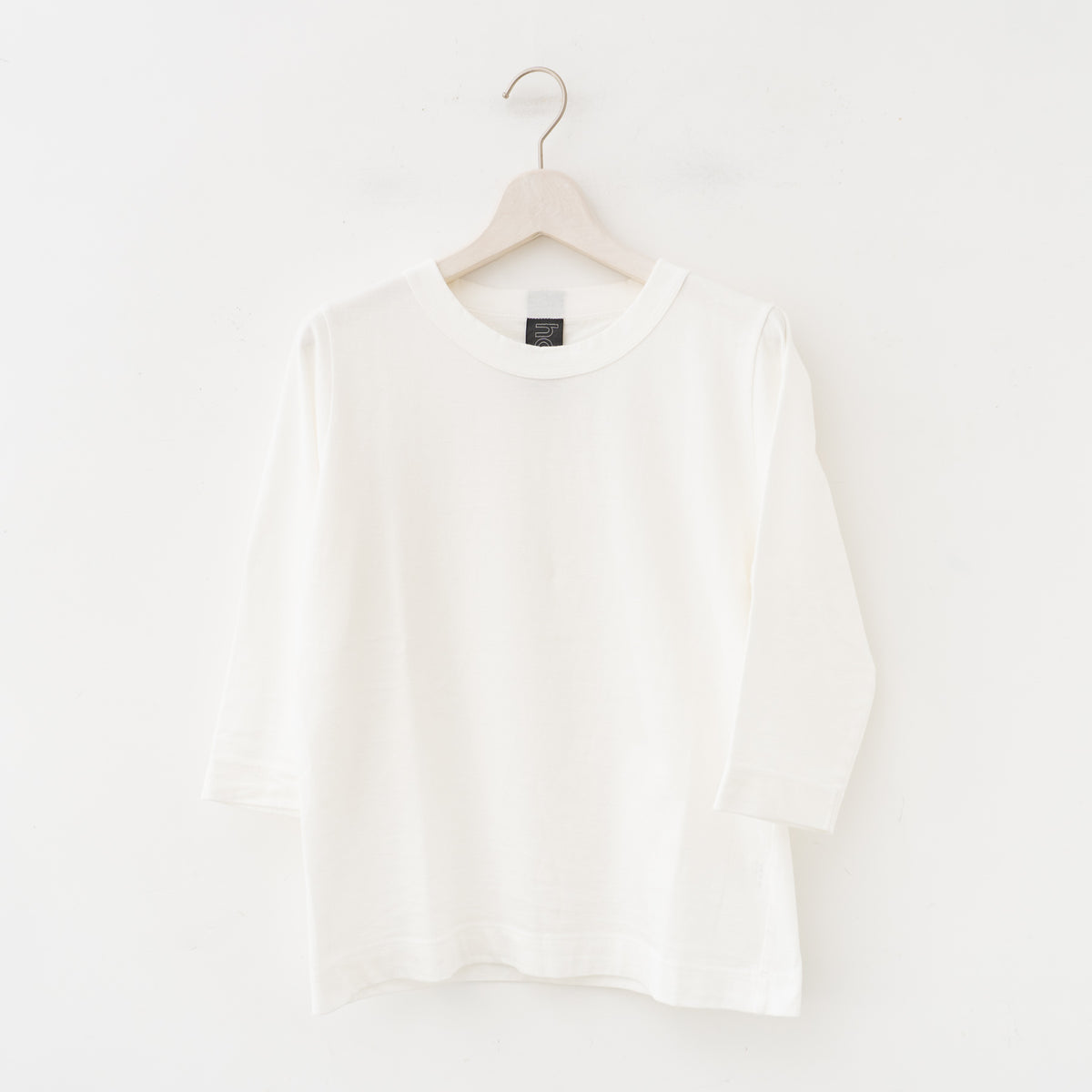 homspun｜天竺7分袖Tシャツ 6450 Y（1 サラシ）