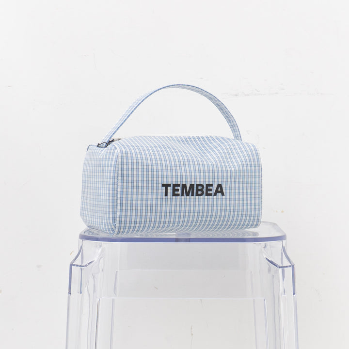 TEMBEA｜BRICK BAG col.CHECK LT-BLUE