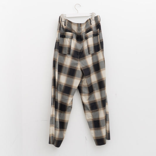 nonnotte｜MEN　Draping Two-Tuck Draw Cord Wide Trousers N-26A-026