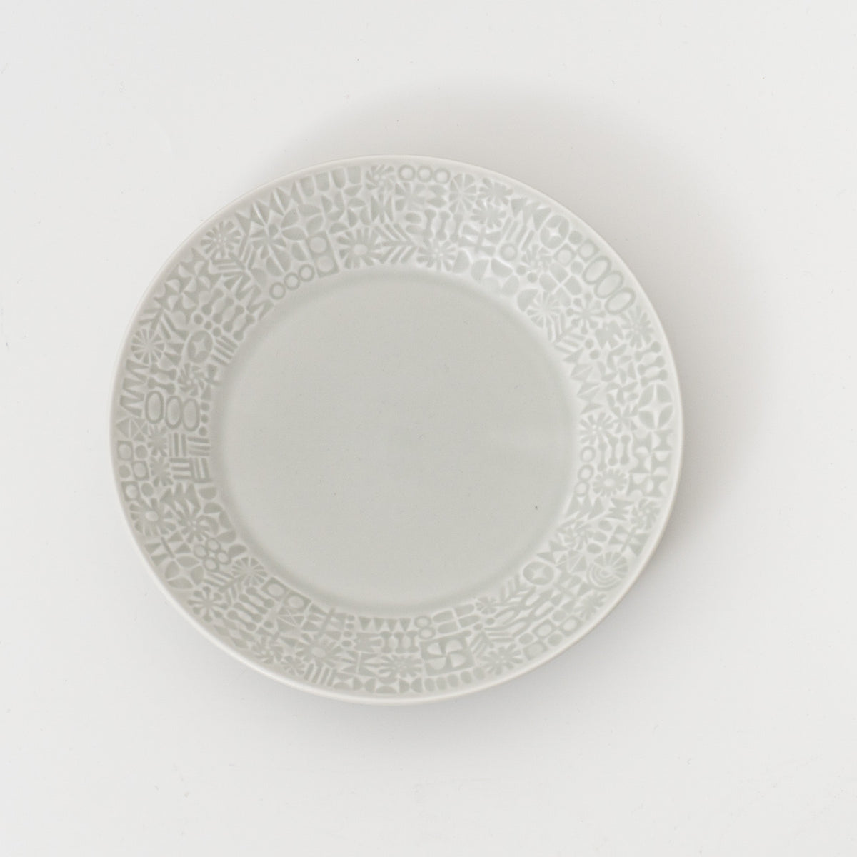 BIRDS’WORDS｜PATTERNED PLATE（MORNING MIST）