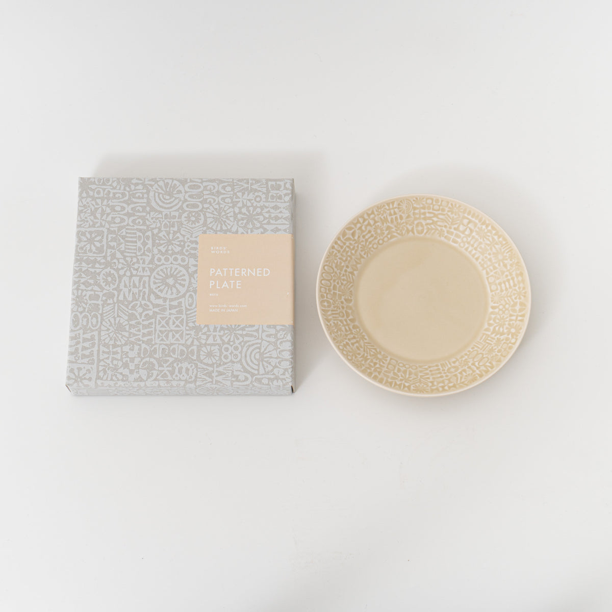 BIRDS’WORDS｜PATTERNED PLATE