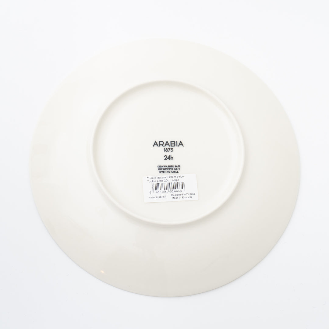 ARABIA/　TUOKIO（トゥオキオ） Plate 20cm COL.BEIGE