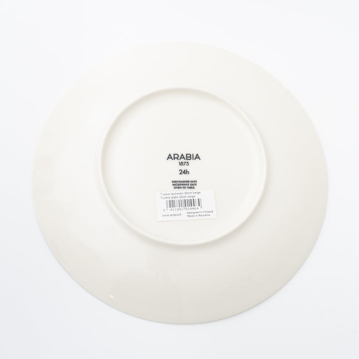 ARABIA/　TUOKIO（トゥオキオ） Plate 20cm COL.BEIGE