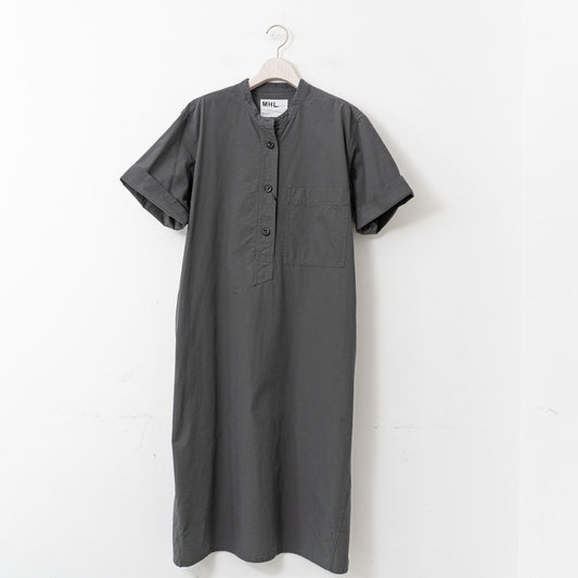 MHL.｜WOMEN　COTTON CORD SHIRTING 5955157500-suomi（023.charcoal）