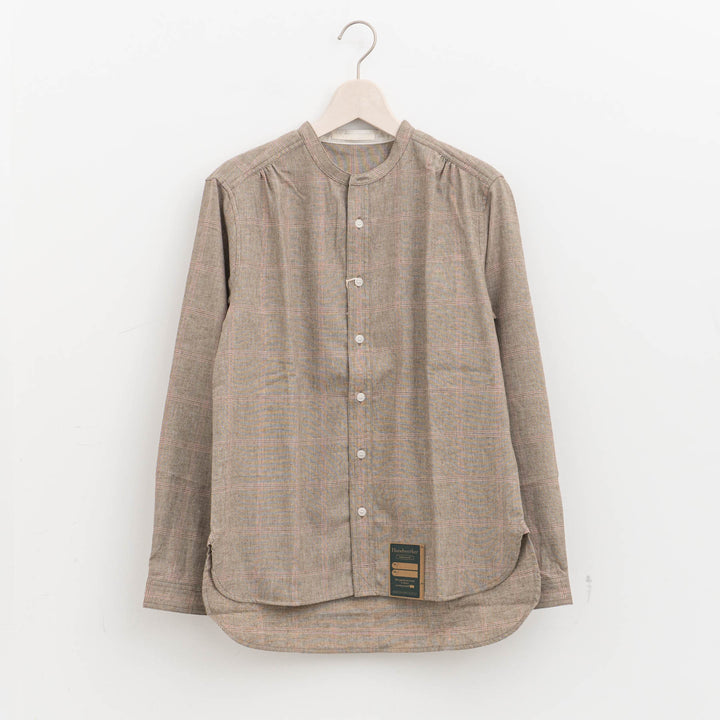 ASEEDONCLÖUD｜HW collarless shirt  col.grey 262610-D