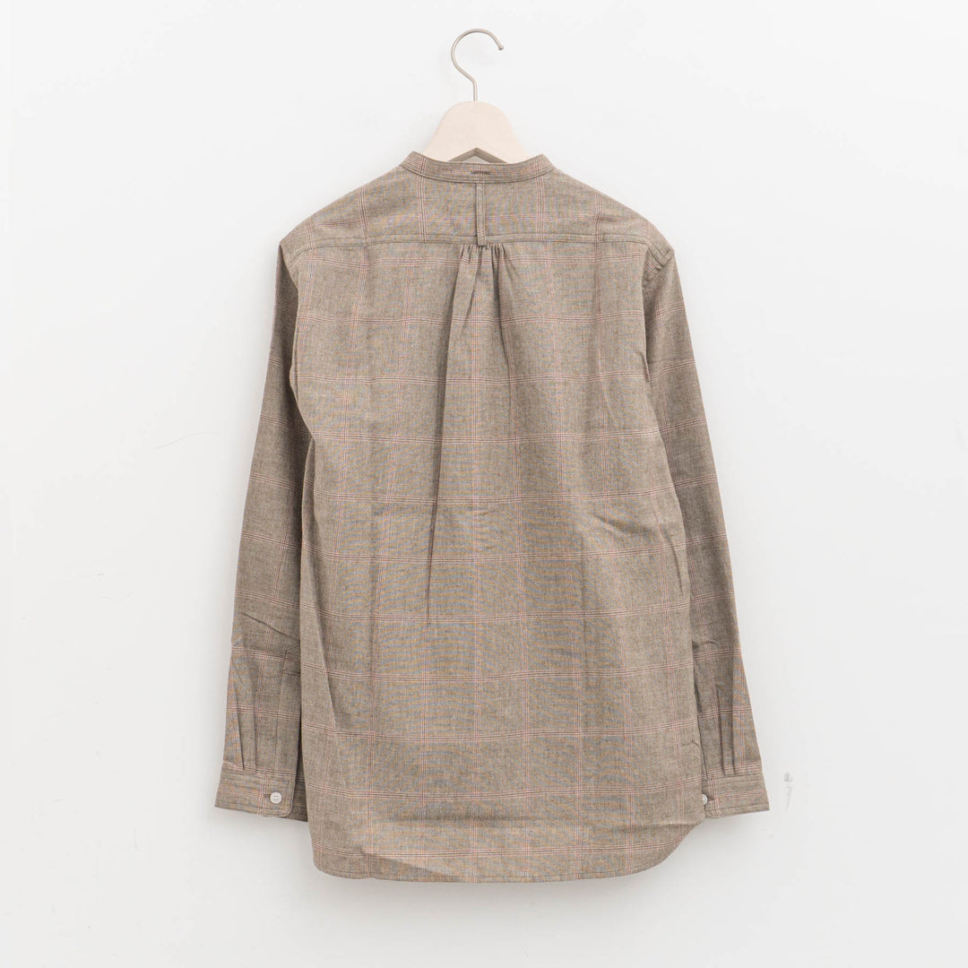 ASEEDONCLÖUD｜HW collarless shirt  col.grey 262610-D