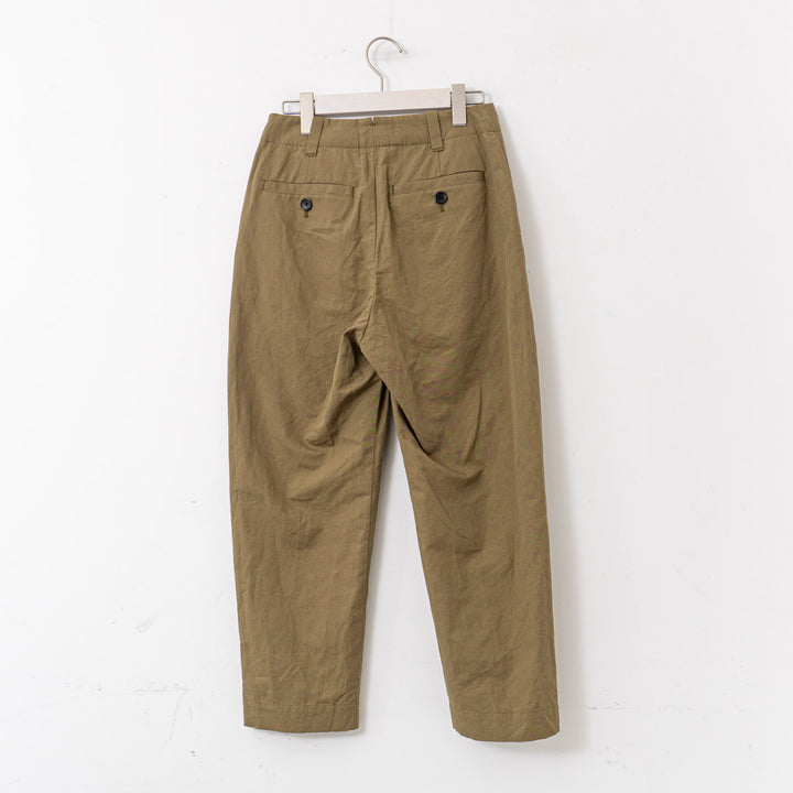 MARGARET HOWELL /WOMEN　PLAIN WEAVE COTTON LINEN TROUSERS 5785143007-suomi