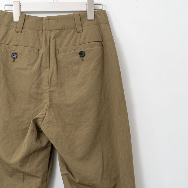 MARGARET HOWELL /WOMEN　PLAIN WEAVE COTTON LINEN TROUSERS 5785143007-suomi