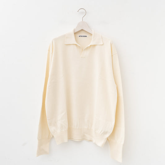 KAPTAIN SUNSHINE｜MEN　Cotton Knit Skipper Shirt