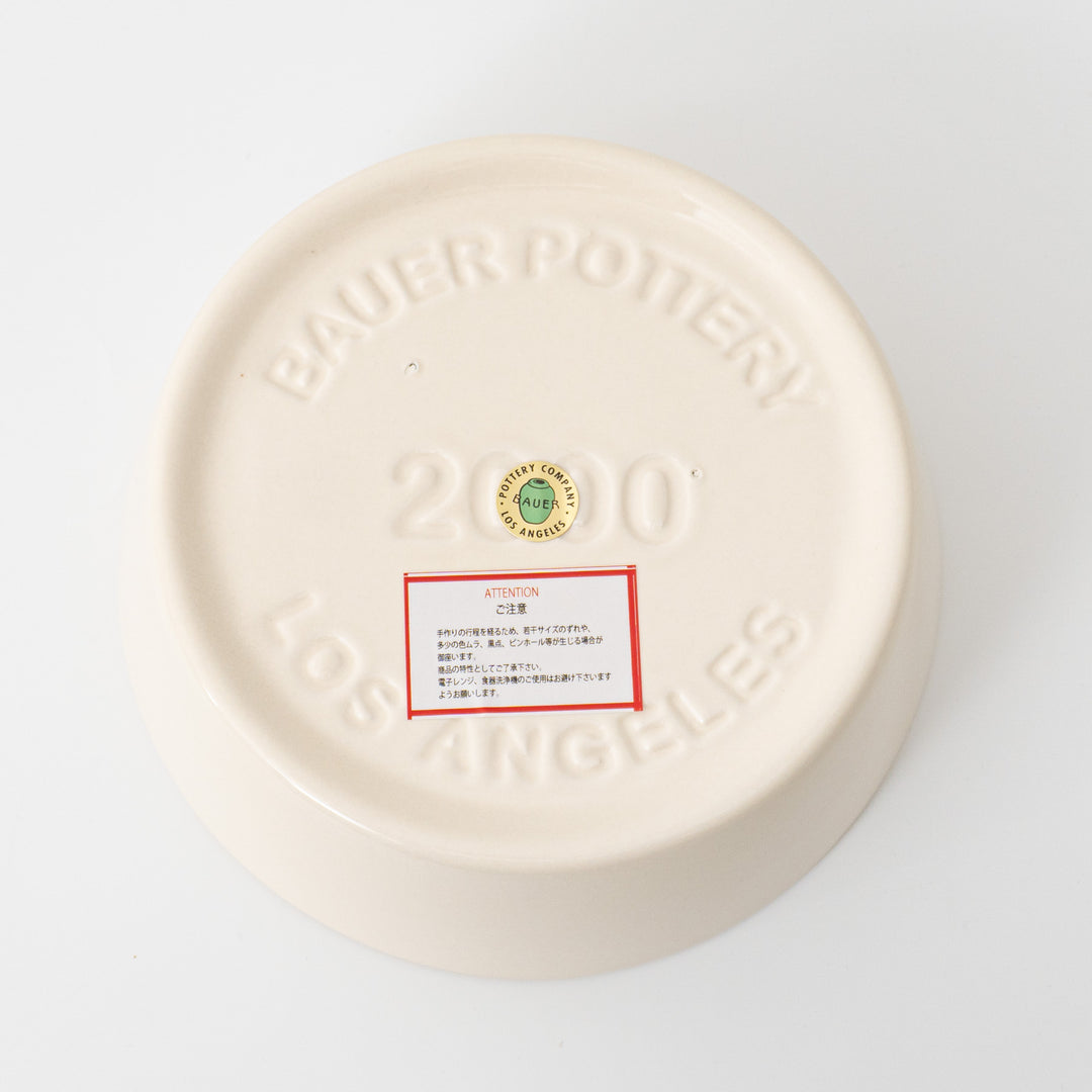 ペット用品 - BAUER POTTERY / DOG BOWL Mサイズ WHITE
