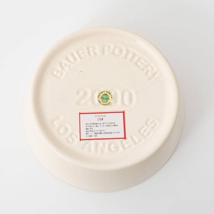 ペット用品 - BAUER POTTERY / DOG BOWL Mサイズ WHITE