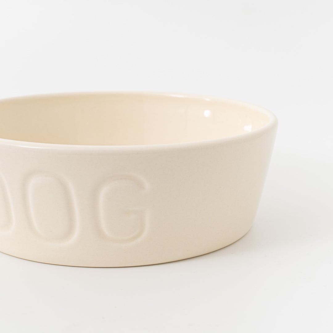 ペット用品 - BAUER POTTERY / DOG BOWL Mサイズ WHITE