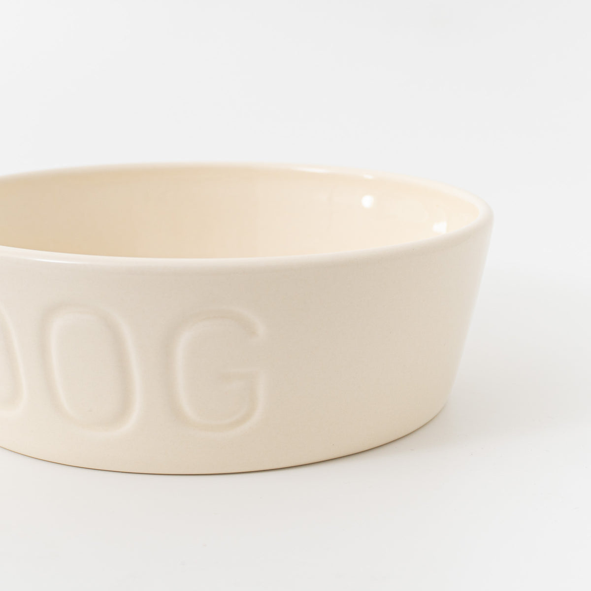 ペット用品 - BAUER POTTERY｜DOG BOWL Mサイズ WHITE