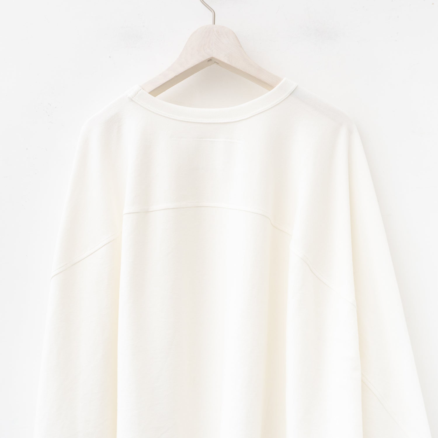 nonnotte｜MEN　Draping circular t-shirt A-N24S-057 bulewash-24ss