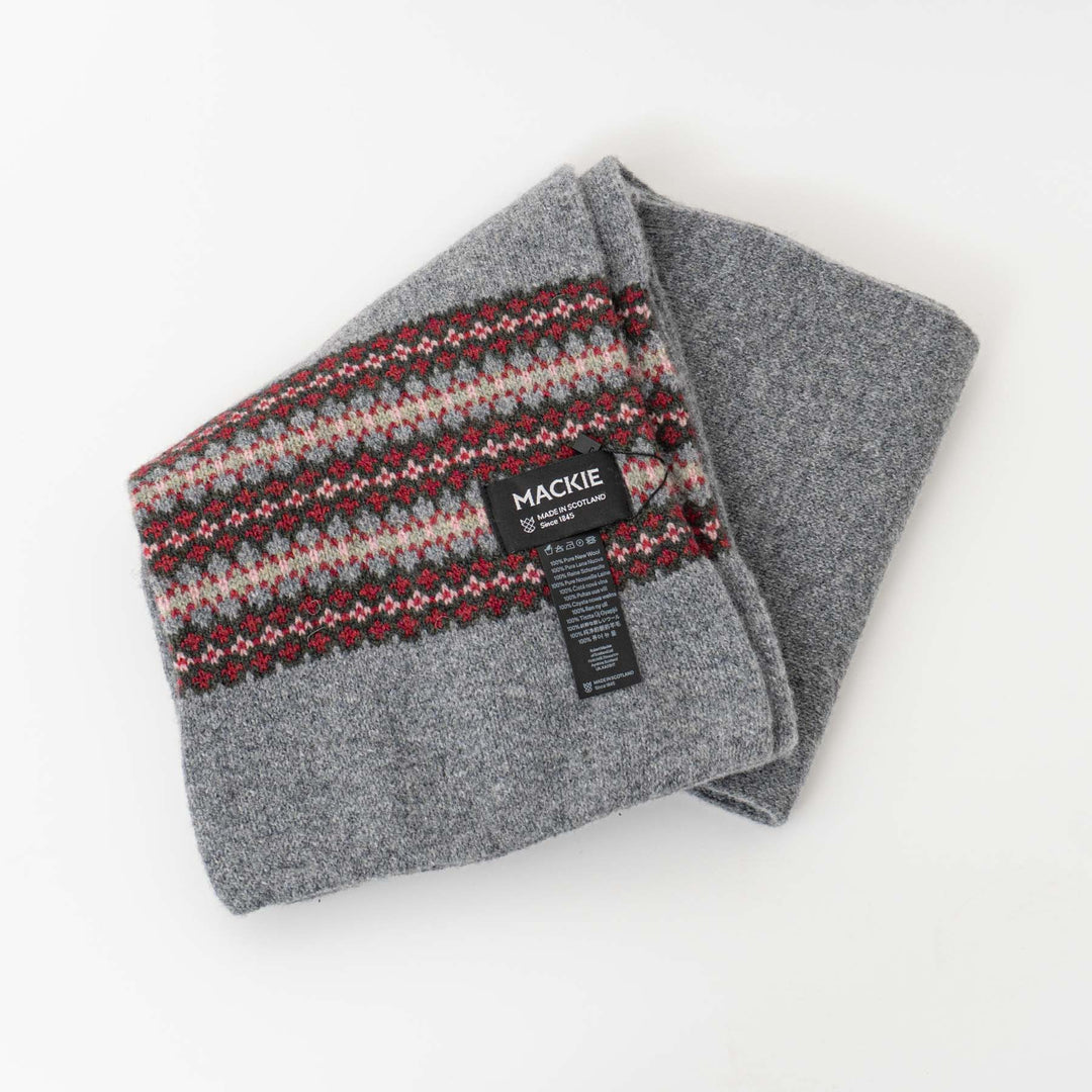 ROBERT MACKIE/　S574 Fairisle マフラー　