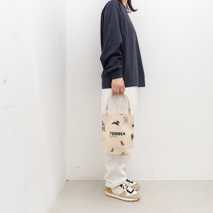 TEMBEA｜BAGUETTE TOTE MINI CLEAR col.DOG-1