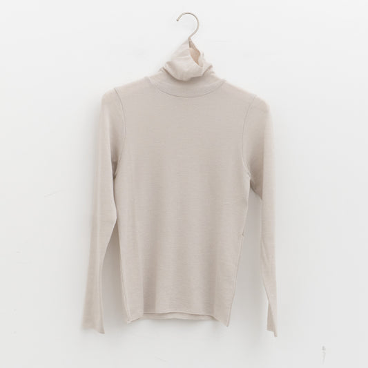 evam eva｜wool turtleneck E263K022（04.antique white）