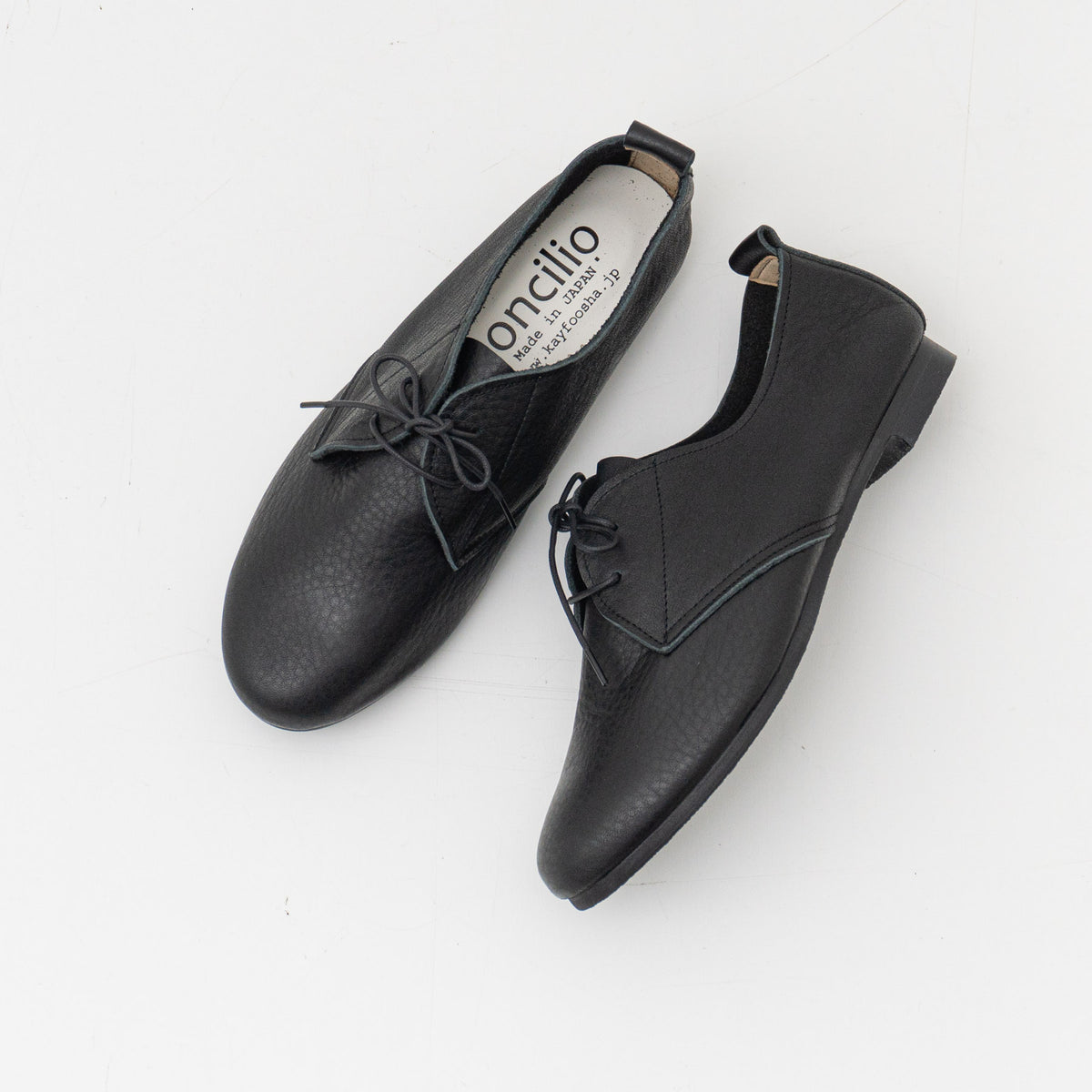 concilio｜レザーレースアップシューズ　852-92565-Y